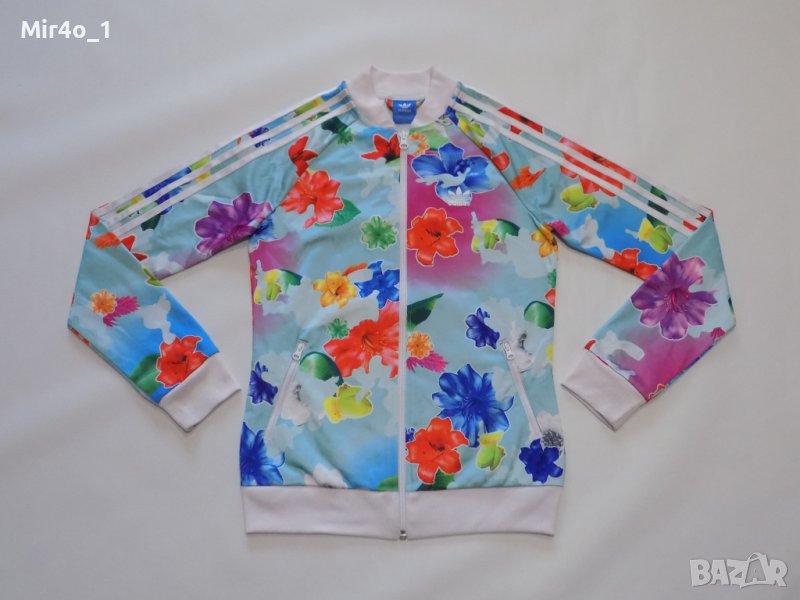 горнище adidas адидас худи яке блуза фанела дамски спорт оригинал XS/S, снимка 1