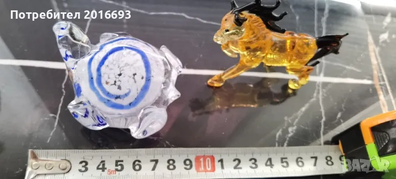 Лот стъклени фигурки, снимка 1