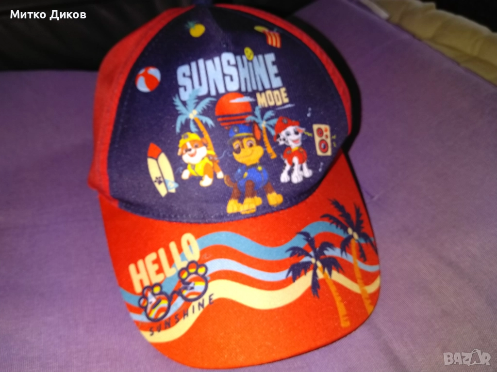 Детска бейзболна шапка Пес Патрул нова, снимка 1