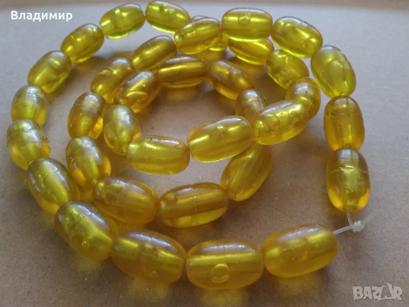  Стара броеница - 36 броя зърна, снимка 1