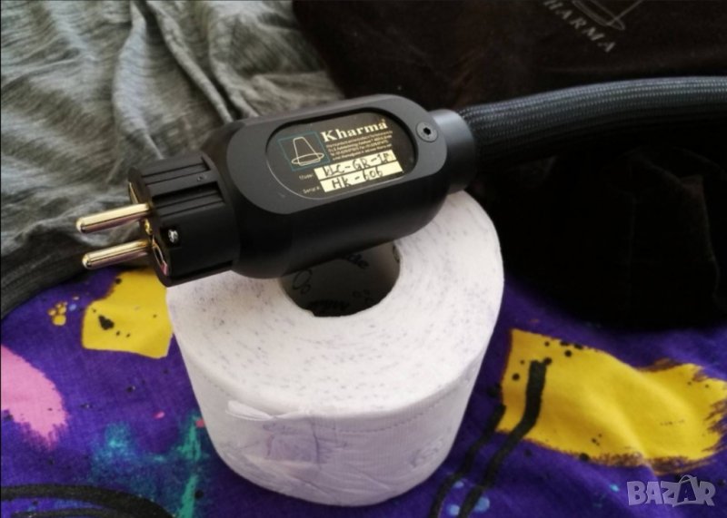 Захранващ кабел Kharma KLC-GR-1B handcrafted in Nederland, снимка 1