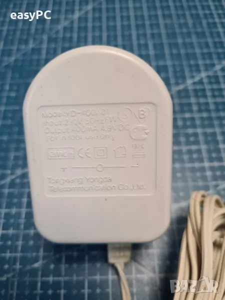 Оригинален захранващ адаптер YD-400A01 4.8VDC 400mA , снимка 1