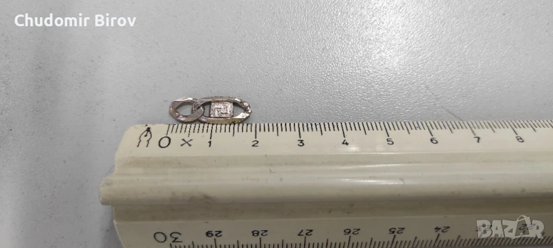 Мъжка сребърна гривна, снимка 1