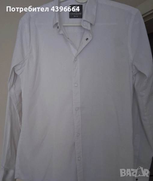 мъжка юношеска бяла ризка, снимка 1