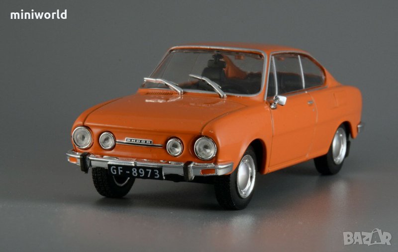 Skoda 110R Sport 1975 - мащаб 1:43 на DeAgostini моделът е нов в блистер, снимка 1