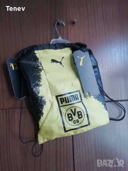 BVB 09 Borussia Dortmund Puma Нова Оригинална Мешка Раница Сак Борусия Дортмунд Пума Gym Sack , снимка 1