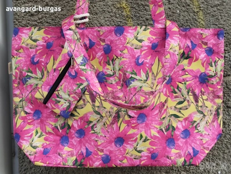 Плажна чанта, голяма чанта за плаж -202, снимка 1