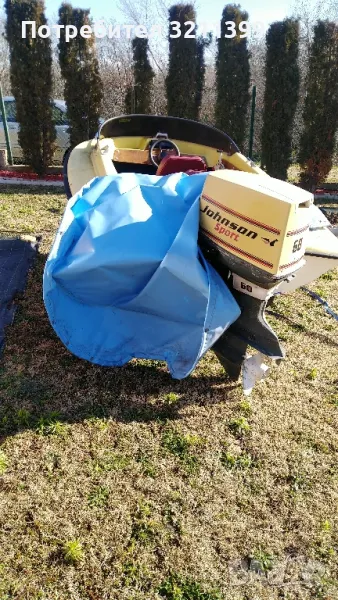 Извънбордов двигател Johnson 60hp, снимка 1