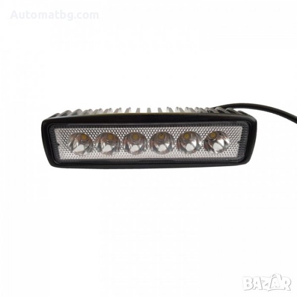 Диоден халоген Automat, Универсален, Алуминий, IP67, 12V - 24V, 18W, Черен, снимка 1