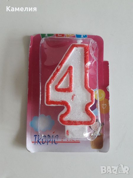 Свещ за торта 4, снимка 1