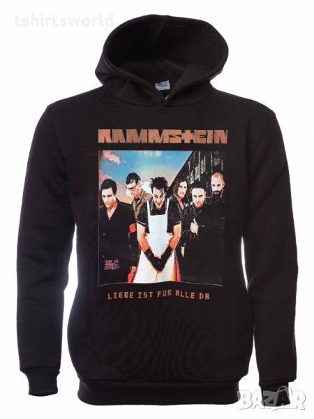 Нов мъжки суичър с дигитален печат на музикалната група Rammstein, Рамщайн - Liebe ist für alle da, снимка 1