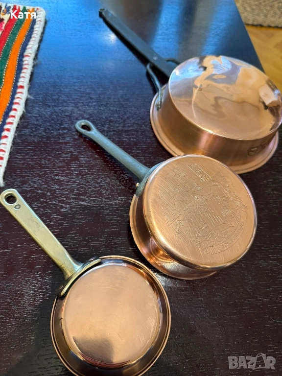Медни тигани за декорация, снимка 1