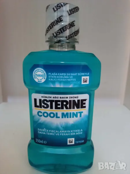 Вода за уста Listerine Coolmint, 250 мл., снимка 1