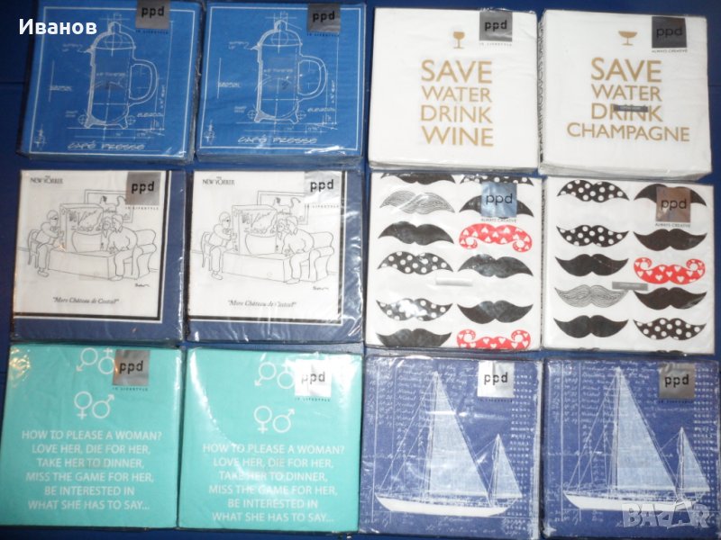 Пакети салфетки "PPD" с размер 25х25., снимка 1
