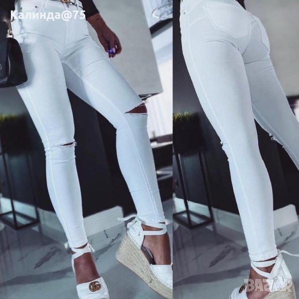 Нови дънки!Налични в бяло и черно!, снимка 1