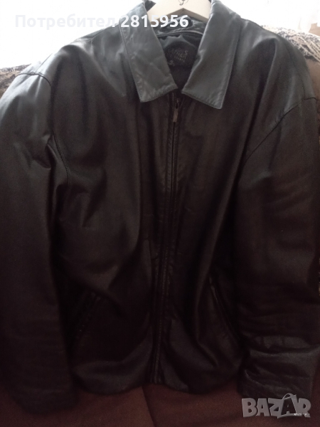 Продавам мъжко кожено яке от естествена кожа , снимка 1