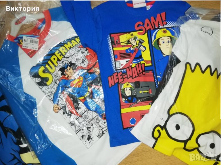 Нови блузки с батман супермен миньоните , снимка 1