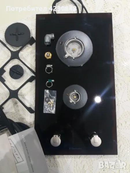 Газов котлон за вграждане две горелки ЕЛЕКТРОЛУКС, снимка 1