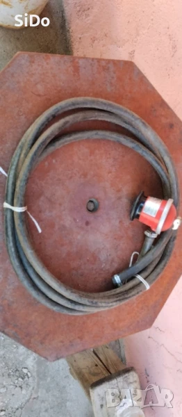 Газов вентил Бг с маркуч дължина 4.90м+мет.скоба , снимка 1
