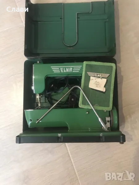 Ретро Швейцарска Шевна машина Elna, снимка 1