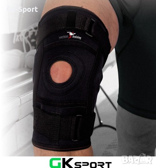 Неопренова наколенка с пристягане Precision размер S,M, снимка 1