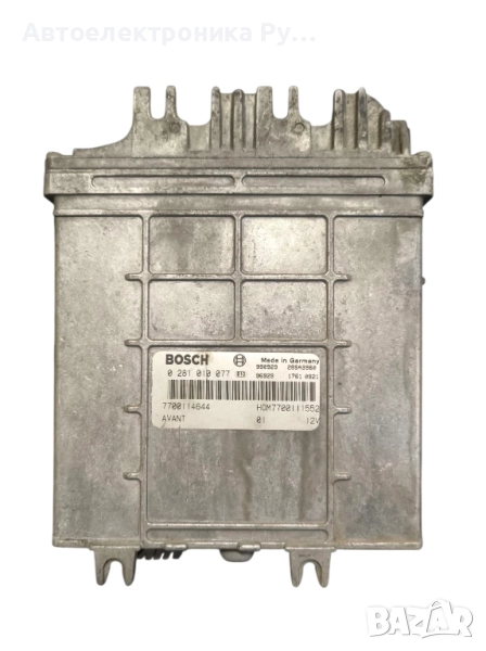 Компютър Двигател за Renault Megane, HOM7700111552 , 0281010077, снимка 1
