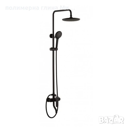 Душ система Торино черен мат INTER CERAMIC , снимка 1
