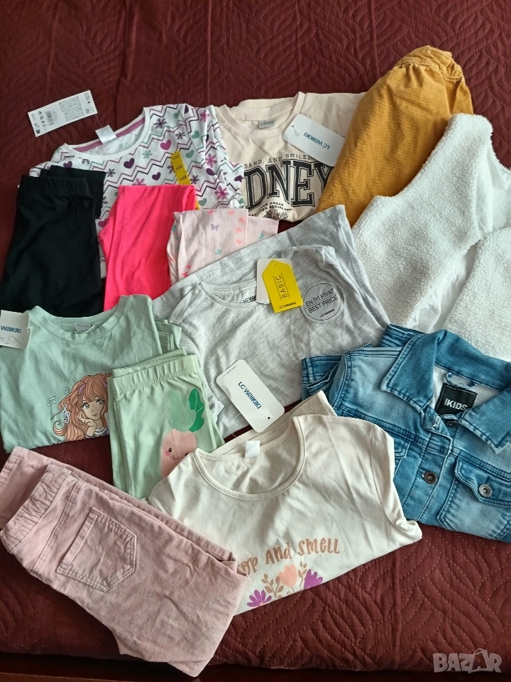 Лот за момиче р. 122 и 128 , снимка 1