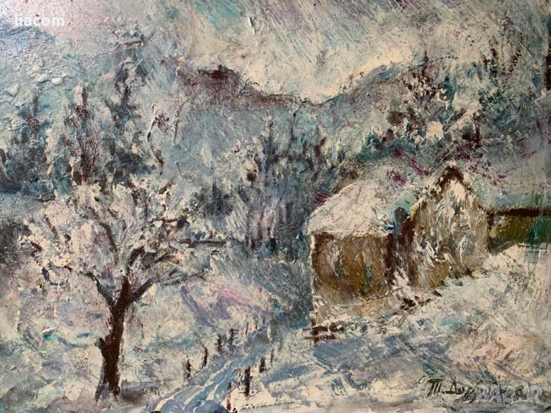 ТОДОР ДОБРУДЖАНСКИ (1904 - 1990) масло/платно, снимка 1