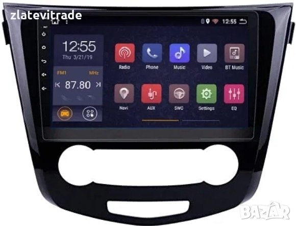 NISSAN QASHQAI / X-TRAIL / ROGUE 2014 - 2019 С КЛИМАТИК 10 " АНДРОИД НАВИГАЦИЯ, 9067K, снимка 1