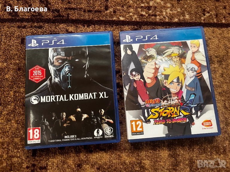 Boruto / Mortal Kombat игри за PS4 / PlayStation 4, снимка 1