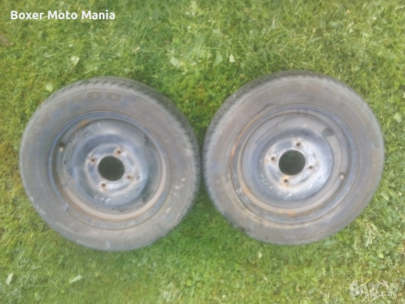Ремарке,джанти с гуми 145/70/13",2броя , снимка 1