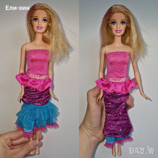 оригинална филмова кукла барби на мател пола с трик Barbie in a fairy secret, снимка 1