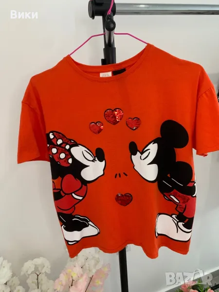 Тениска на Zara ръст 164, подходяща за XS-S, снимка 1