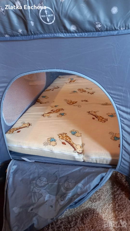 сгъваема детска кошара, снимка 1