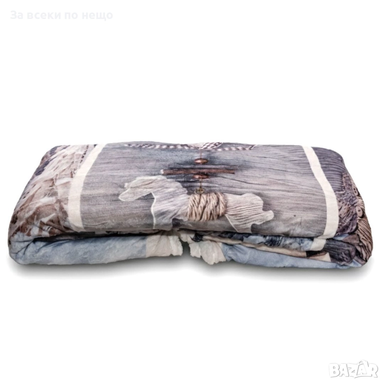 Коледно одеяло „Зимна Магия“, 155*200 см Код P1571, снимка 1