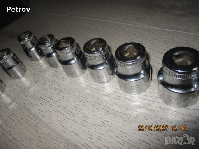 HEYCO No.50-00/50-12 - MADE IN GERMANY - ORIGINAL - 1/2" ПРОФЕСИОНАЛНИ Тресчотка, Удължители, Вложки, снимка 4 - Гедорета - 52251442