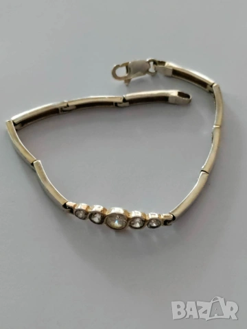 Сребърна гривна, снимка 6 - Гривни - 54267823