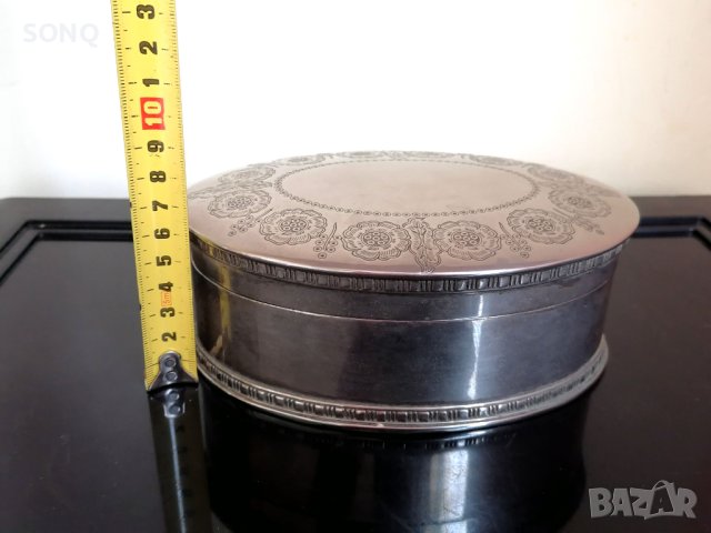 Прекрасна Стара Посребрена Кутия За Бижута, снимка 7 - Антикварни и старинни предмети - 42812280