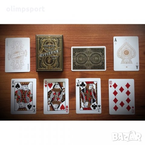   карти за игра BICYCLE CITIZENS нови Citizens са най-сложните, спиращи дъха карти създавани от Theo, снимка 2 - Карти за игра - 29362061