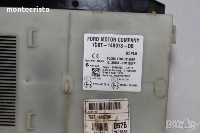 Бушонно табло Ford Mondeo MK4 (2007-2015г.) 7G9T-14A073-DB / 7G9T14A073DB, снимка 2 - Части - 54362845