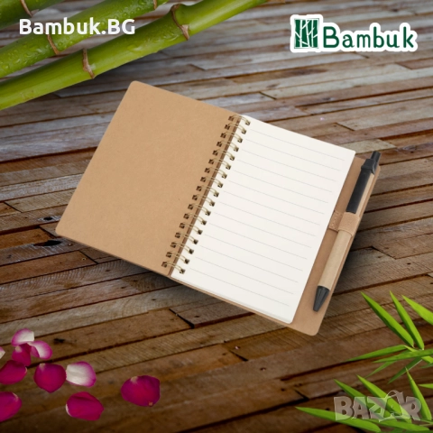 Еко бележник с химикал и мемори листчета „Пиши и помни“, снимка 3 - Ученически пособия, канцеларски материали - 52576519