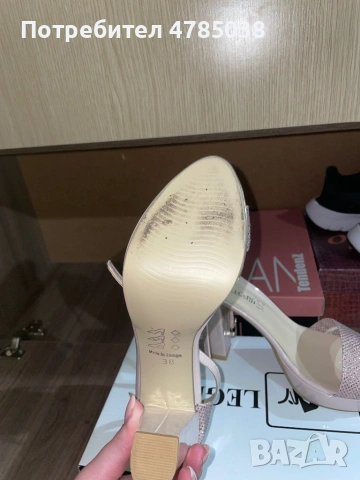 Токчета 38 размер, снимка 5 - Дамски обувки на ток - 54060076