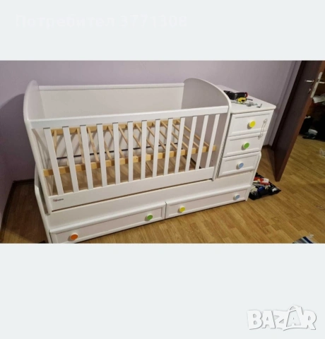 Бебешка кошара-люлка, трансформираща