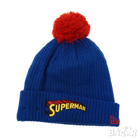 New Era X DC Superman оригинална зимна шапка, снимка 1 - Шапки - 42511662