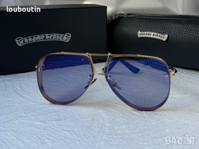 CHROME HEARTS мъжки слънчеви очила, снимка 7 - Слънчеви и диоптрични очила - 44700860