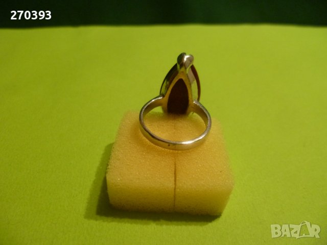 Стилен дамски комплект с естествен слънчев камък, снимка 8 - Бижутерийни комплекти - 37717936