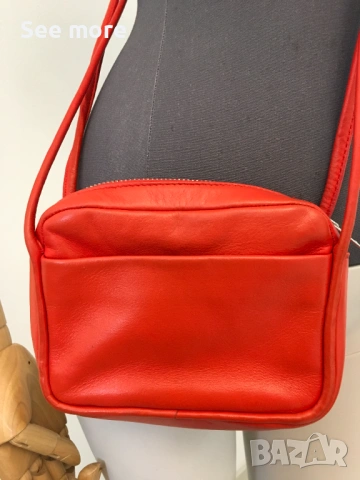 COS чанта естествена кожа, снимка 2 - Чанти - 53375750