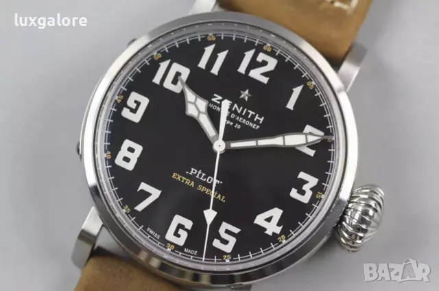 Мъжки часовник ZENITH Pilot Type 20 EXTRA SPECIAL с aвтоматичен механизъм, снимка 2 - Мъжки - 47469019