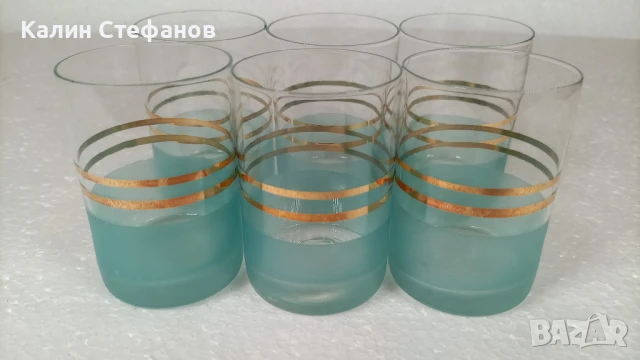 Ретро ракиени чашки 6 бр, снимка 1